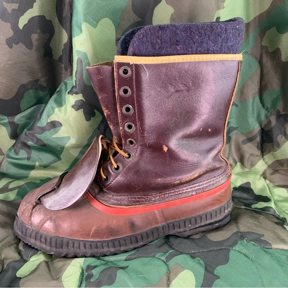 Men's Water Resistant (Waterproof?) Insulated Brown Leather Boots